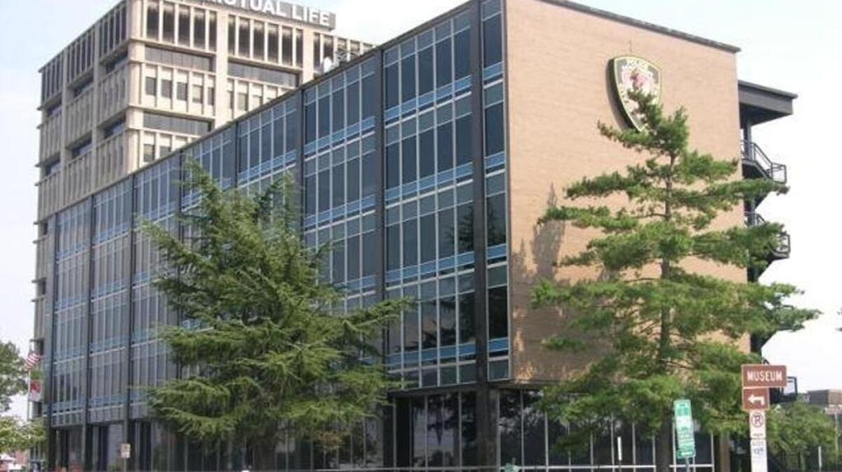The existing Durham Police Department headquarters on West Chapel Hill Street.