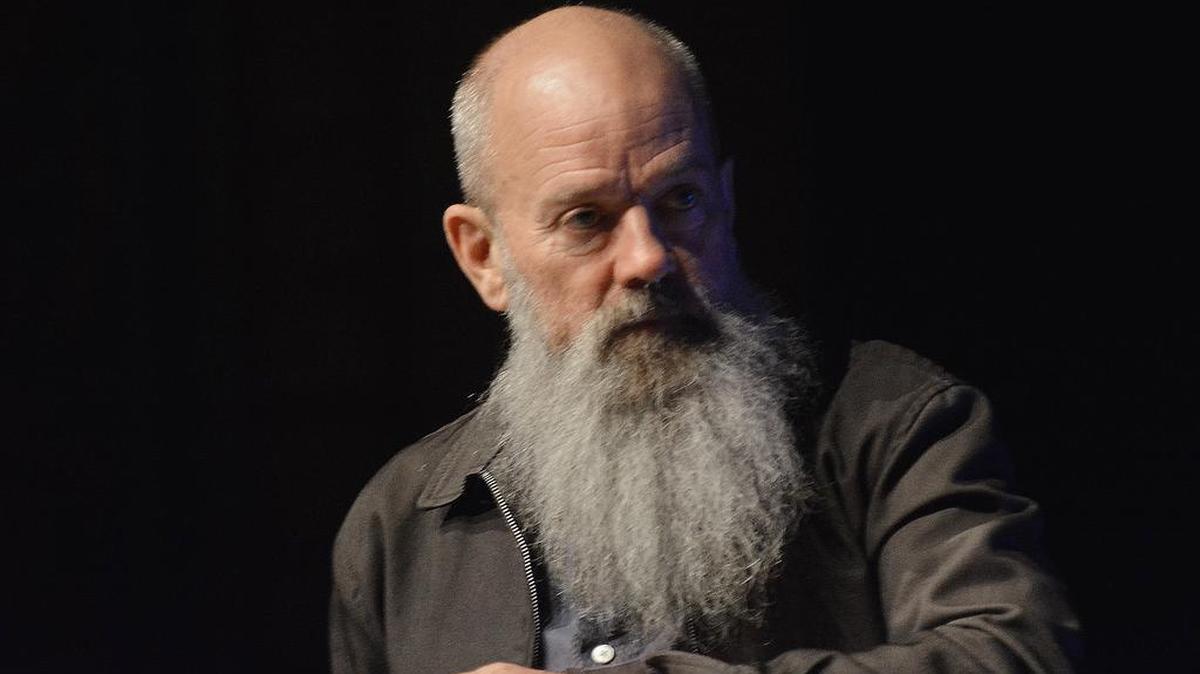 Former R.E.M. front man Michael Stipe takes part in a Moogfest 2017 conversation in the Carolina Theatre’s Fletcher Hall.