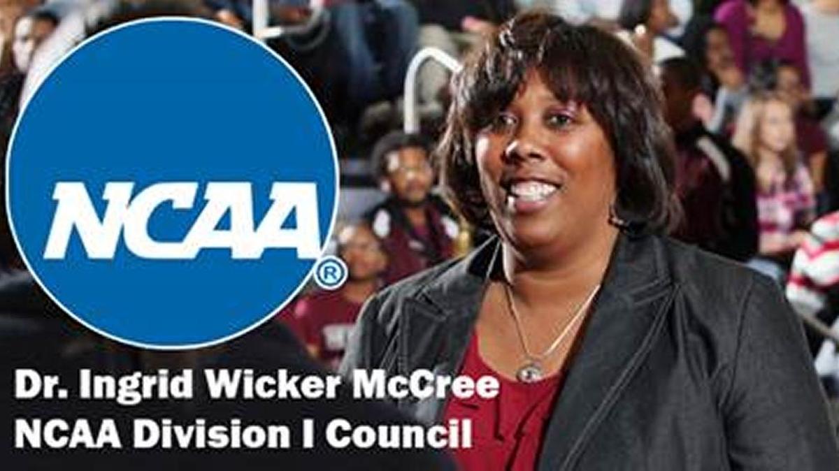 N.C. Central athletics director Ingrid Wicker McCree was appointed to the the NCAA Division I Council.