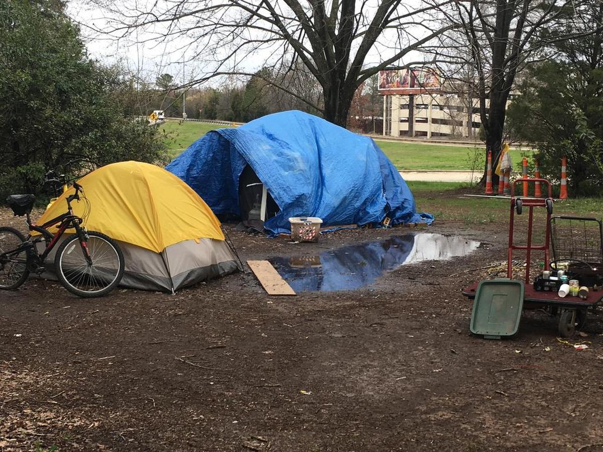 The Salvation Army in Charlotte wants to help people stay cool in the uptown shelter on Spratt Street. Pictured: A camp in Durham in 2018.