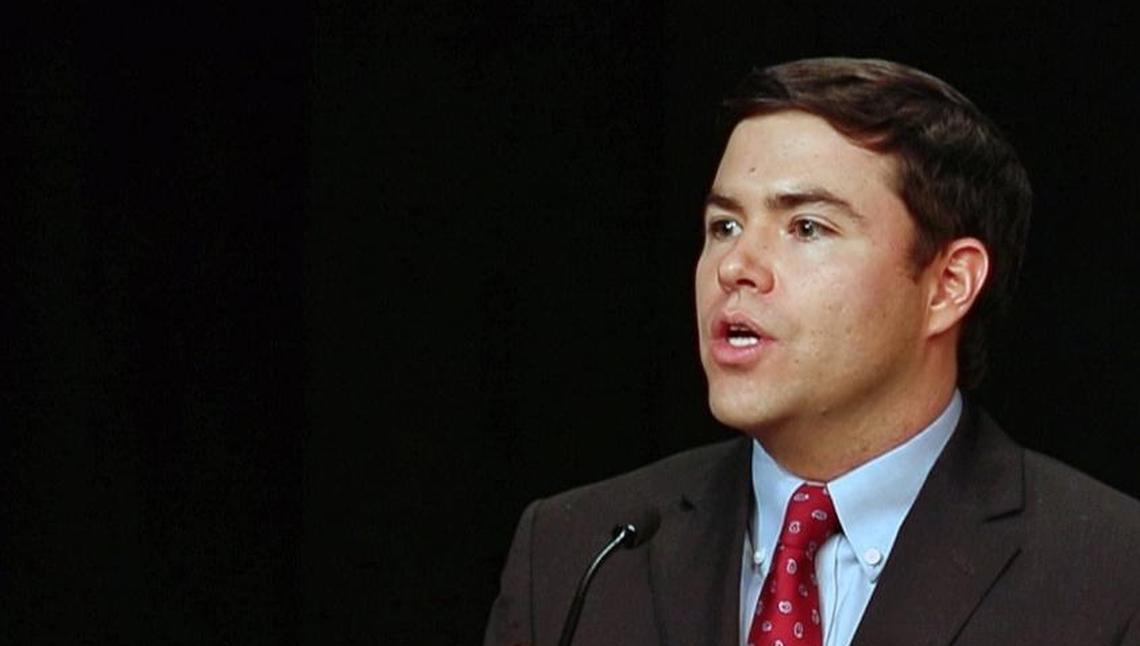 State Superintendent of Public Instruction Mark Johnson speaks at a school choice rally held at the N.C. Museum of History on Jan. 23, 2018. Hundreds attended the rally where Johnson was one of the featured speakers.