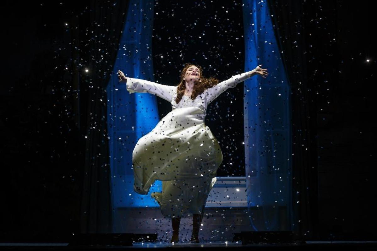 Christine Dwyer, as Sylvia Llewelyn Davies, in the National Production of Finding Neverland.