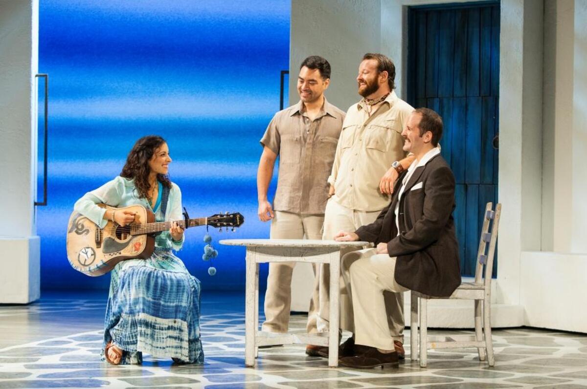 The company of the “Mamma Mia!” farewell tour.