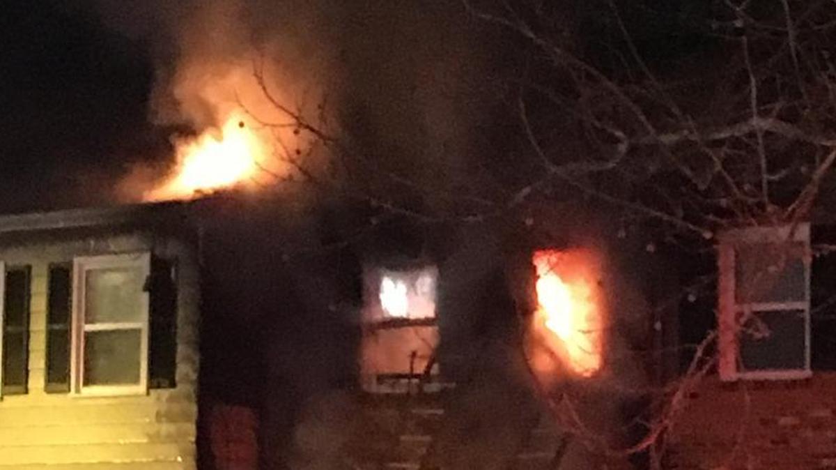 Structure fire at 200 Seven Oaks Road.