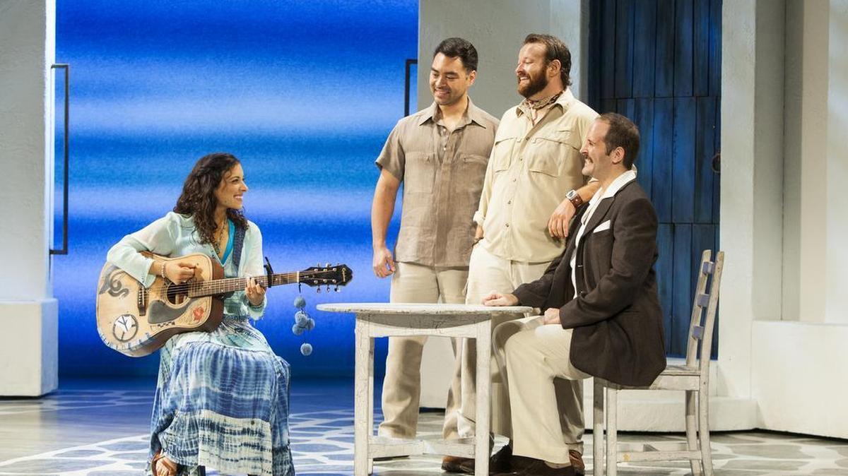 The company of the “Mamma Mia!” farewell tour.