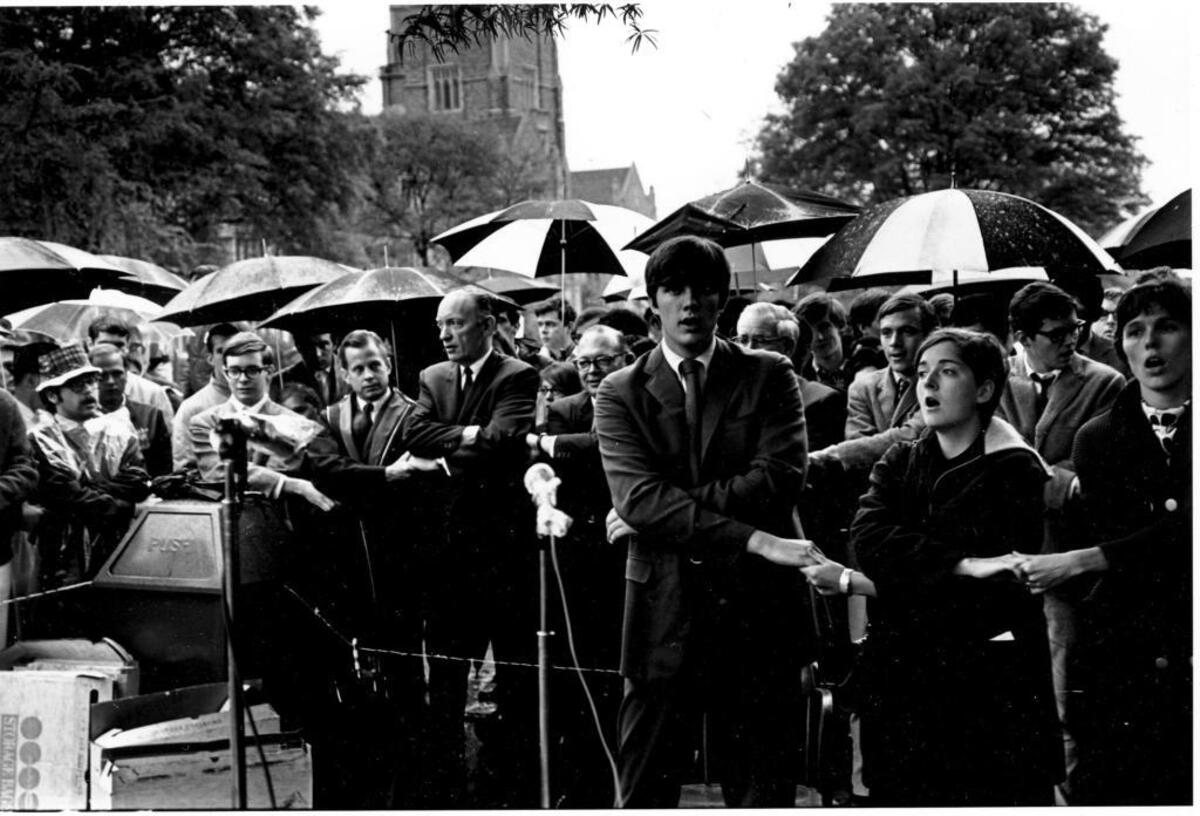 The Silent Vigil was, in the midst of those wrenching divisions of 1968, singular in its dignified and nonviolent tactics, and would become an iconic moment in the history of student protests at Duke.