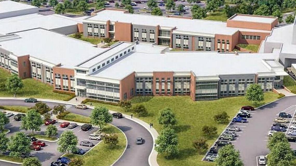 Chapel Hill-Carrboro City Schools officials say Triangle construction cost increases have increased the cost of renovating and rebuilding parts of Chapel Hill High School (pictured in this artist’s rendering) to $68 million.