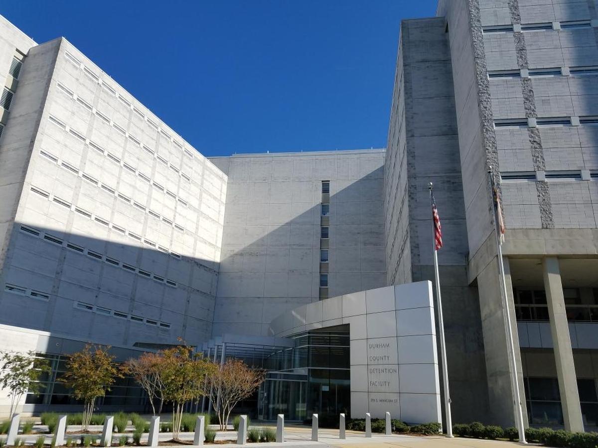 The Durham County jail on Friday, Nov. 10, 2017.