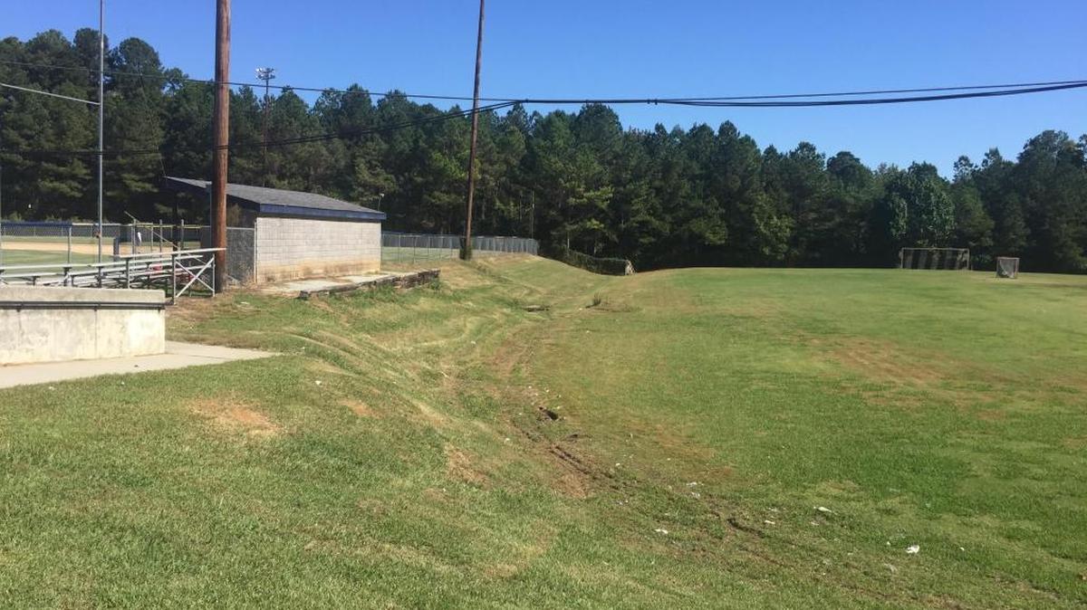 Part of the new Northern High School would be built on school’s baseball field (left), which was once a pond.