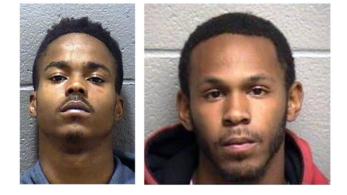Brandon Perry, at left, and Hashiem Smith are being sought in connection with a Nov. 14, 2017, shooting on South Hoover Road.