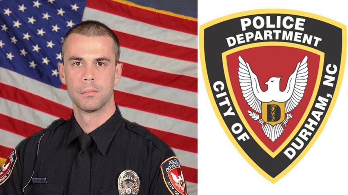 Durham police officer J.J. Barazandeh rescued two women from an icy creek in Durham after their car went off the road and down an embankment.