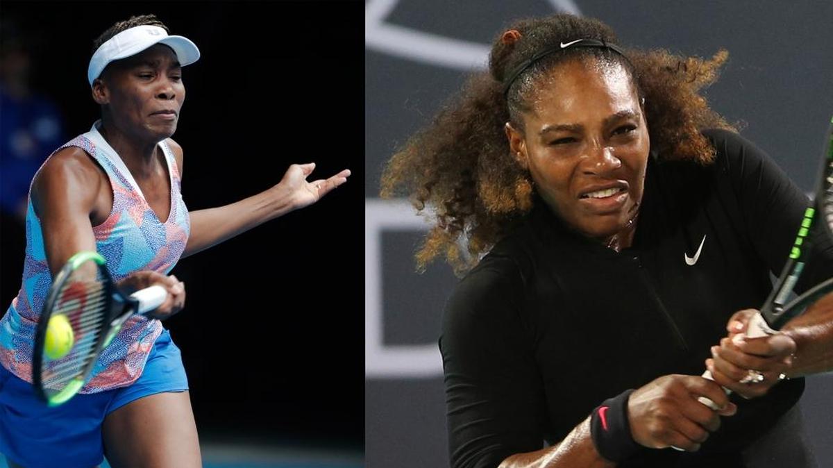 Venus Williams (left) and Serena Williams (right) will compete for the US in next month’s Fed Cup match against the Netherlands in Asheville.