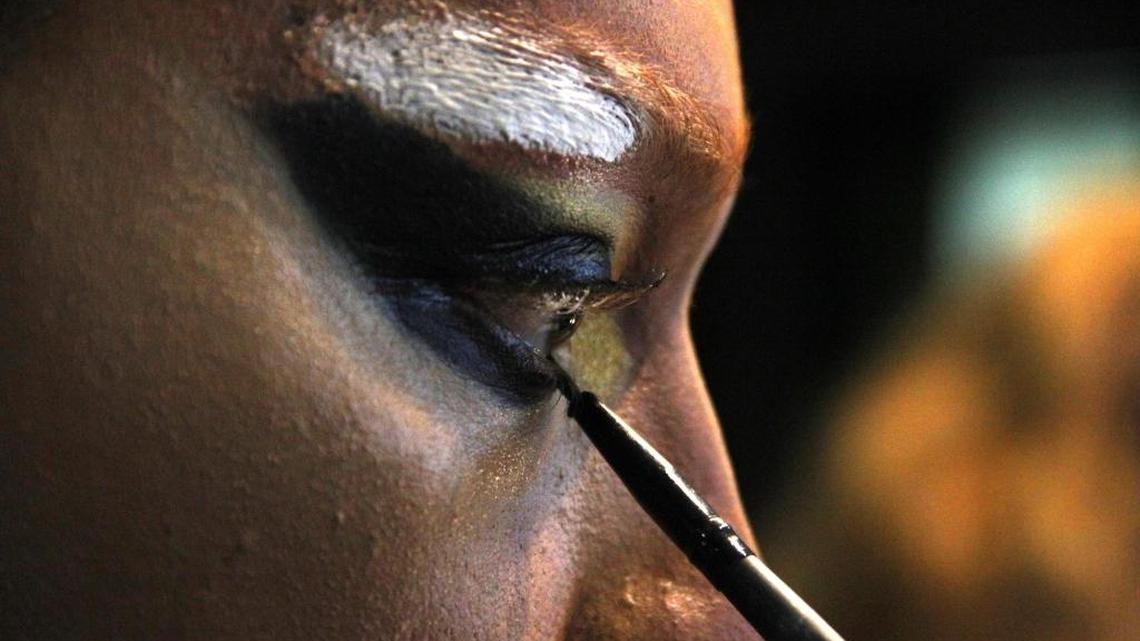 Justin Clapp competed as a drag queen named Cristall in college. Today he performs as ‘Vivica C. Coxx. ‘There is something about Durham,’ he says. ‘Durham loves its drag queens.’