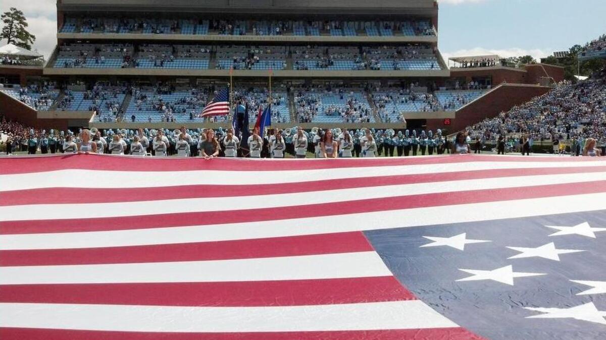 UNC Chapel Hill is implementing a new clear bag admission policy for fans entering Kenan Stadium.