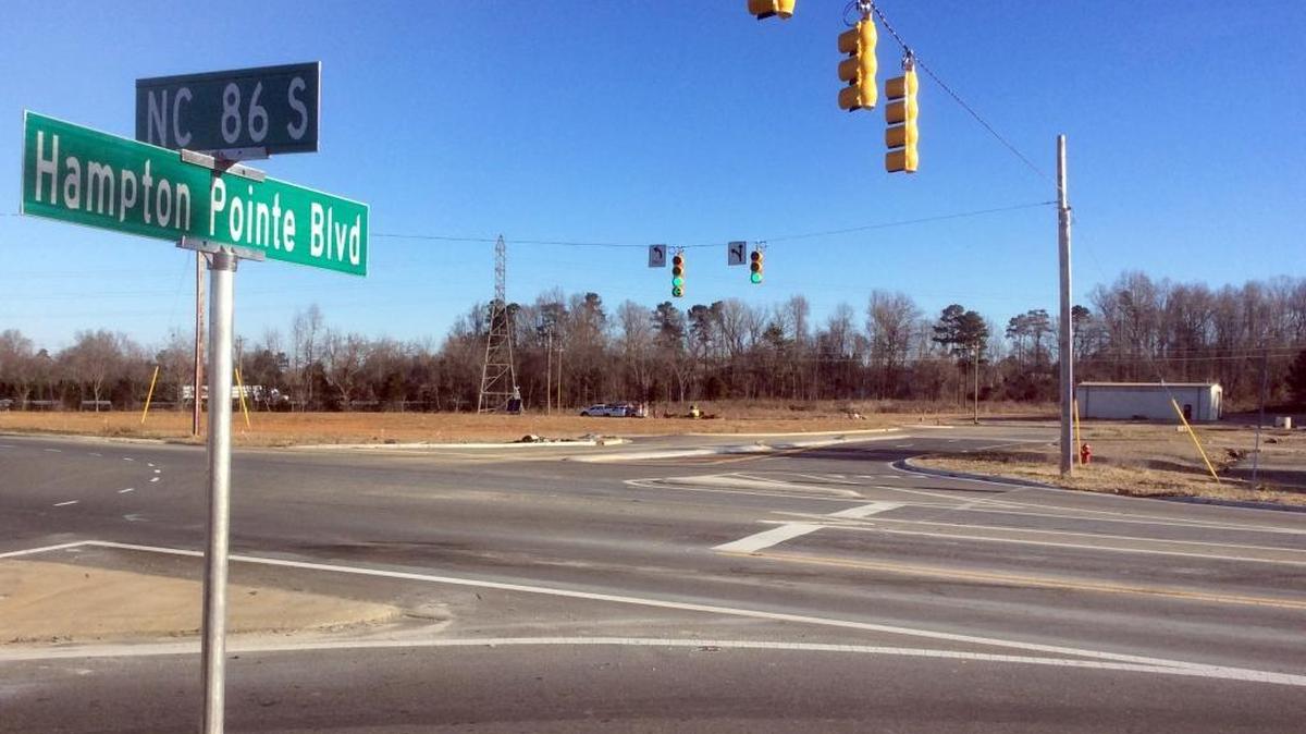 Montgomery Development is putting the final touches on plans for a Sheetz gas station and convenience store at the southeast corner of N.C. 86 and Hampton Pointe Boulevard in Hillsborough.