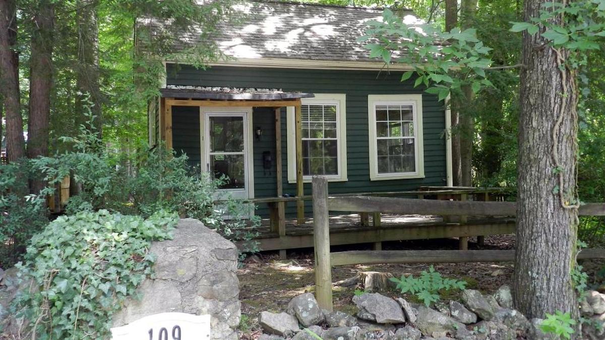 This 366-square-foot cottage, built in the 1920s, is located behind John and Renee Grisham’s home on East Franklin Street in Chapel Hill. The Grishams are seeking new owners for four cottages located on their properties, which could be demolished next year if they aren’t relocated.
