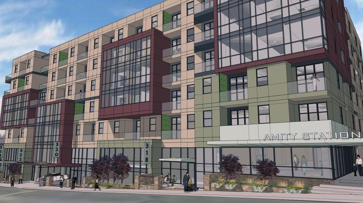 Developers brought this version of the Amity Station mixed-use project at 322 W. Rosemary St. in Chapel Hill to the Town Council in 2017, about five months before the council members, town staff and neighbors entered negotiations for a development agreement.