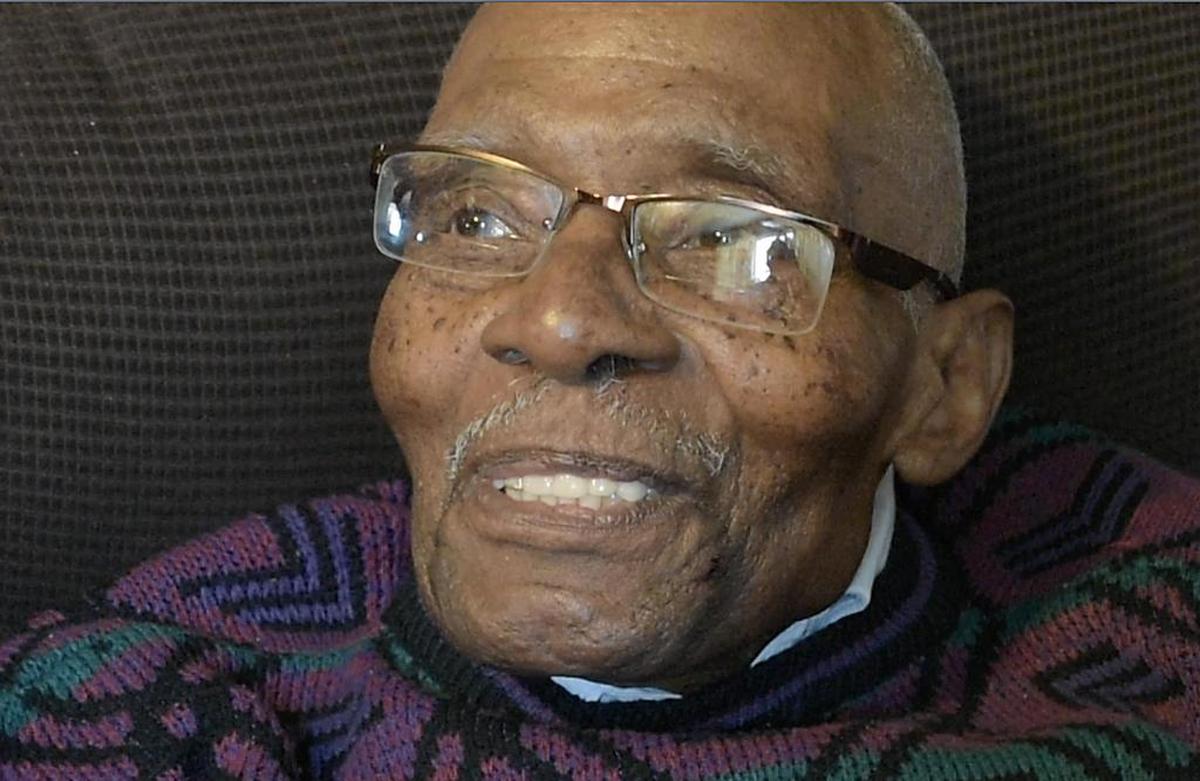 Hillsborough resident George Thompson smiles as he talks about growing up in rural Orange County. Although the 93-year-old is struggling a little more these days, his daughter and son-in-law Allie and Wayne Bynum said he gets a lot of support from his children.