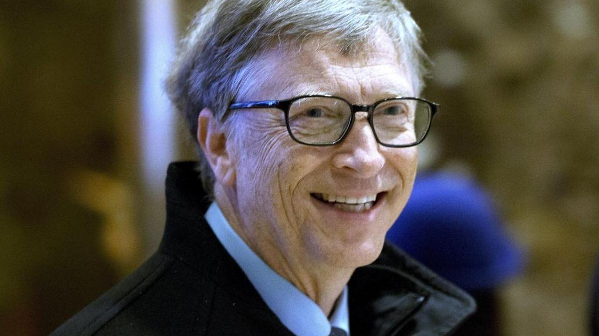In this Tuesday, Dec. 13, 2016 file photo, Bill Gates arrives to Trump Tower in New York. Gates co-founded Microsoft in the mid-70s, growing it into the worldâ€™s biggest software company and helping to make computers a household item.