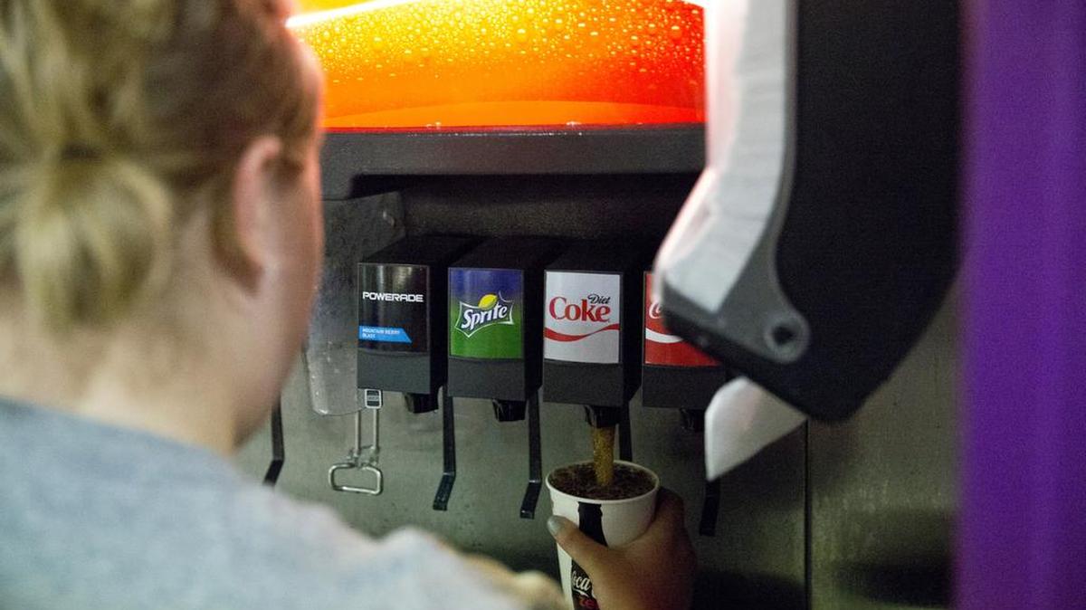 Students get caffeinated soft drinks on campus at Brigham Young University on Thursday, Sept. 21, 2017. According to an online statement from Dean Wright, director of Dining Services, some locations on campus have started serving caffeinated beverages and it will be offered at sporting events.