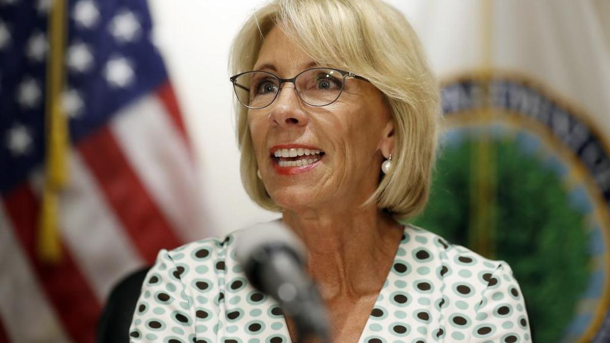 U.S. Education Secretary Betsy DeVos