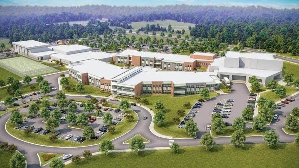 Chapel Hill-Carrboro City Schools officials say Triangle construction cost increases could add another $15 million to $20 million to a $52.4 million plan to renovate and rebuild parts of Chapel Hill High School (pictured in this artist’s rendering).
