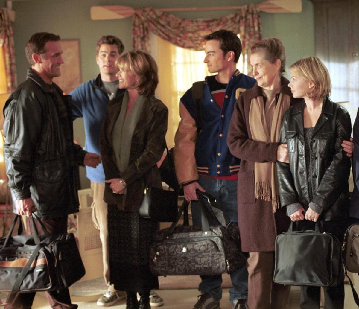 John Wesley Shipp as Mitch, left, in “Dawson’s Creek.”