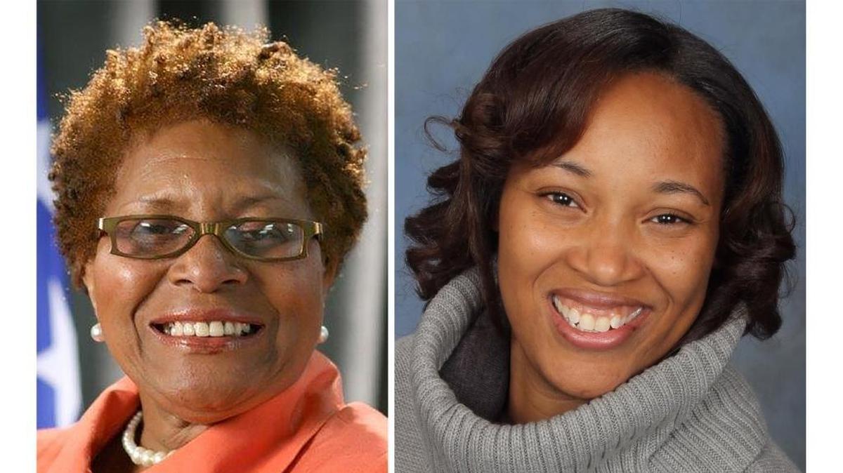 Mayor Pro Tem Cora Cole-McFadden (left) DeDreana Freeman (right)