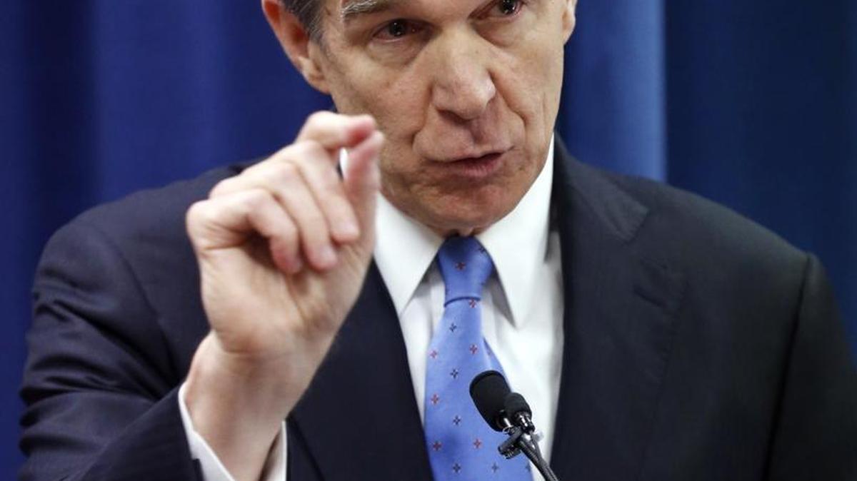 Gov. Roy Cooper is pictured in a 2017 file photo.