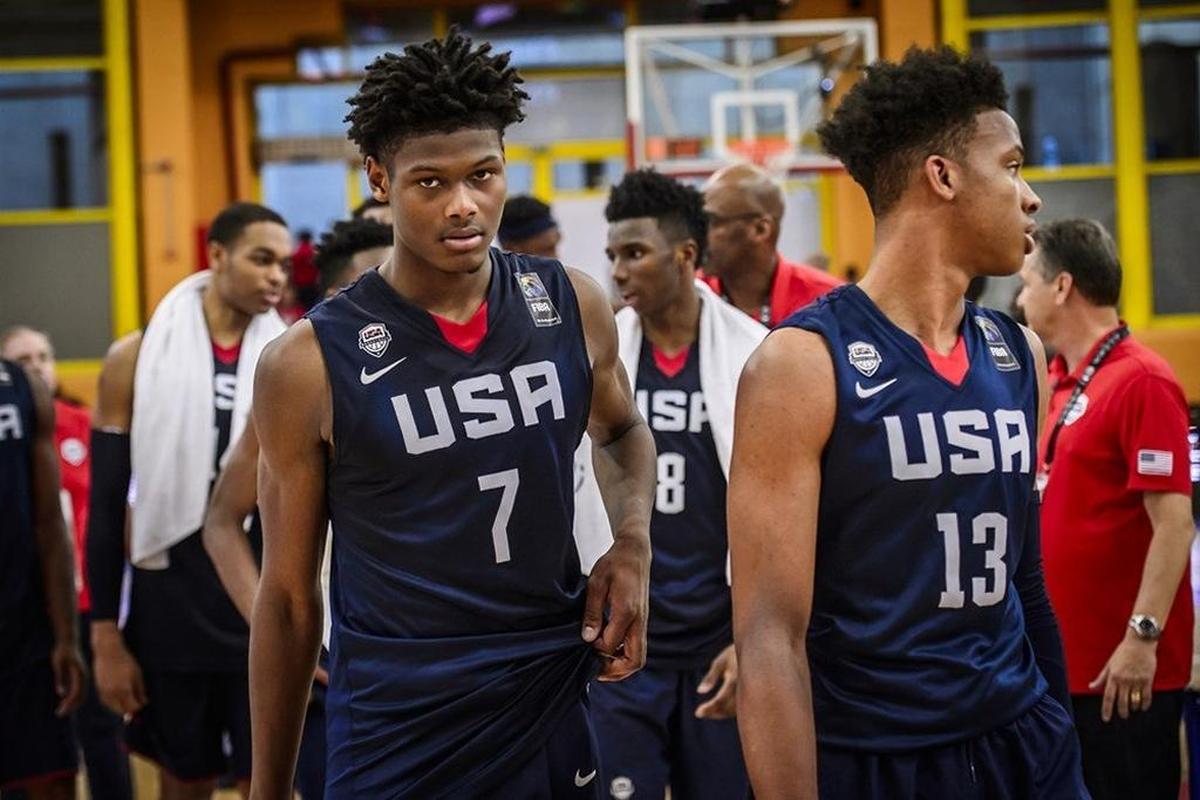Cameron Reddish, left, and Romeo Langford were two of the four five-star high school players on John Calipari's USA Basketball team earlier this month.