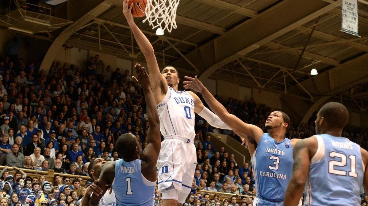 Duke forward Jayson Tatum (0) is projected to be the first Triangle player selected in Thursday’s NBA Draft.