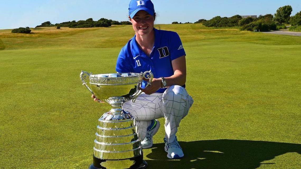 Duke’s Leona Maguire won the 114th Women’s British Open Amateur golf tournament on Saturday in South Wales.