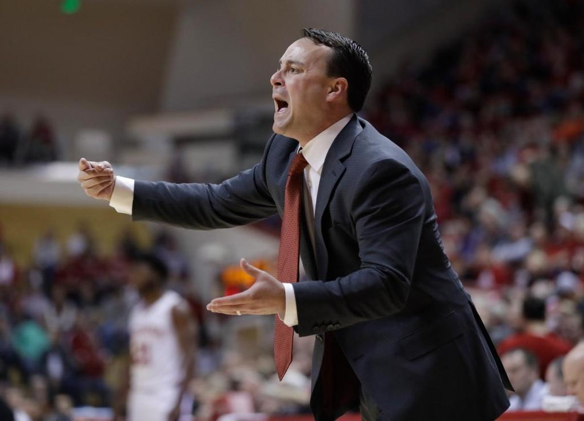 Indiana’s Archie Miller coaches against Arkansas State on Nov. 22. The former N.C. State assistant and point guard will go up against Duke in th ACC-Big Ten Challenge on Wednesday.
