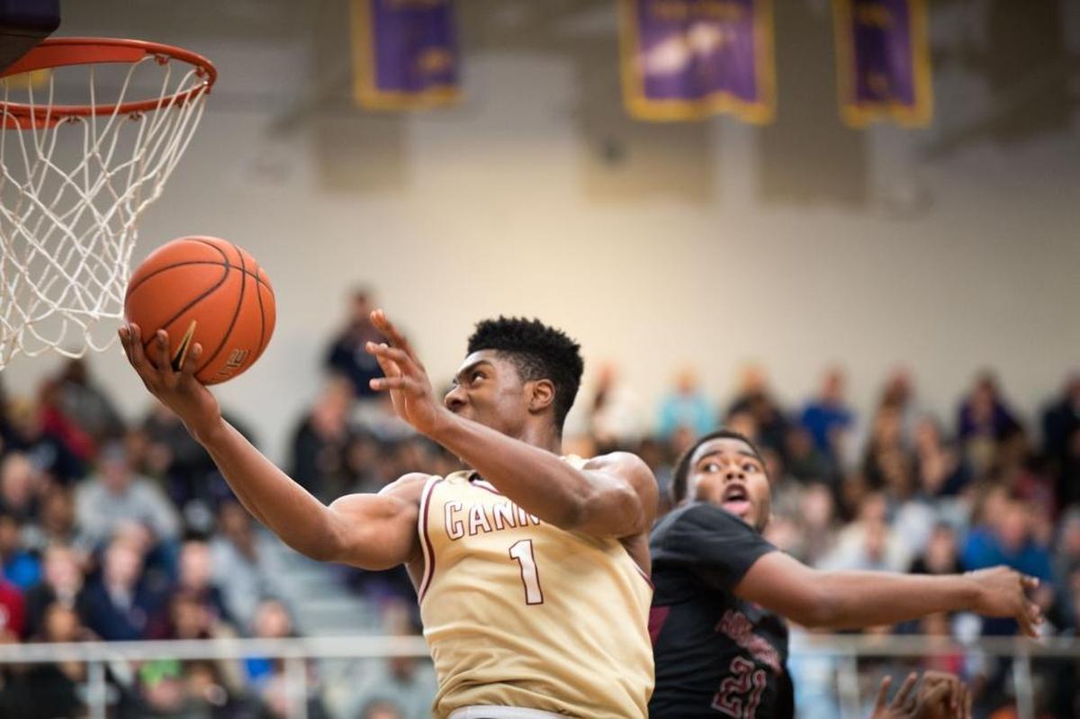 Jarius Hamilton, left, is a 6-8, 209-pound small forward for Cannon School in Concord. He is a four-star recruit and is ranked No. 66 in the country.