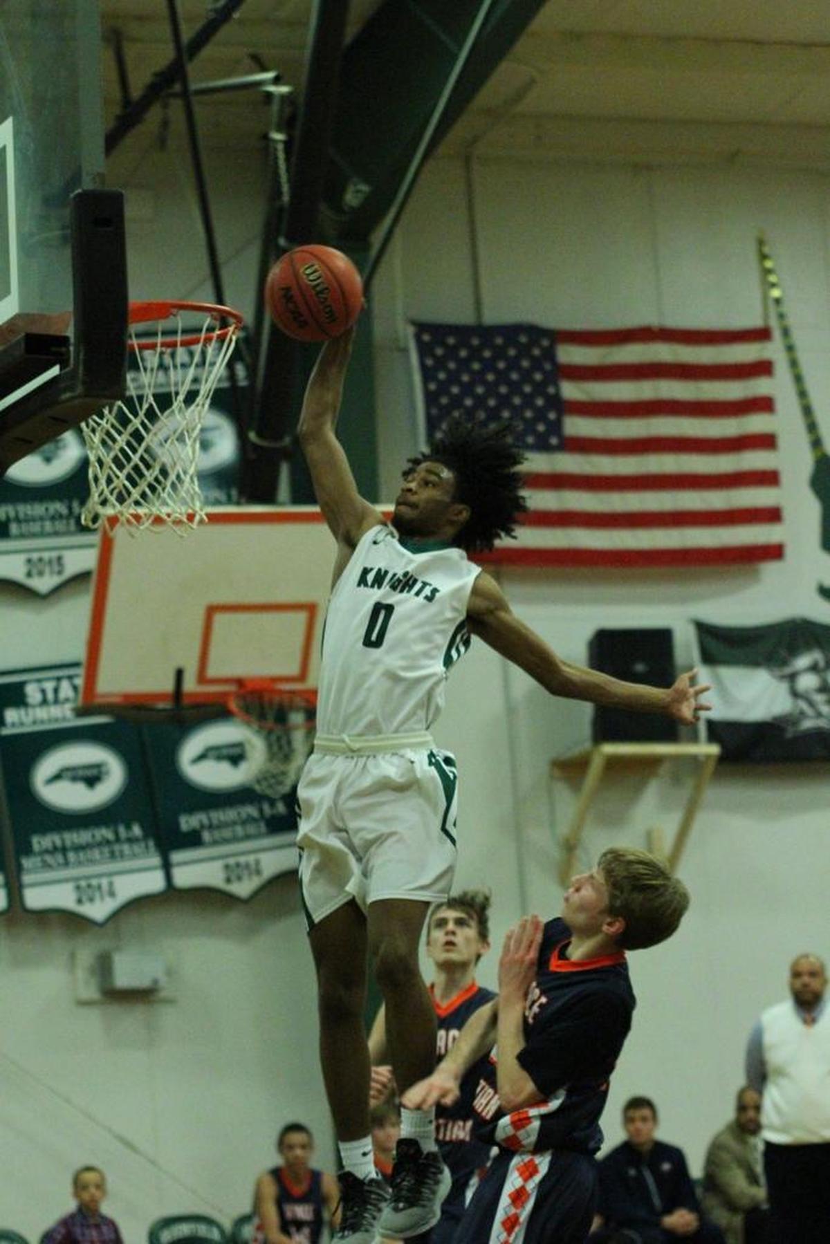 Coby White, a guard at Greenfield School in Wilson, is one of the country’s top high school players and has committed to UNC.