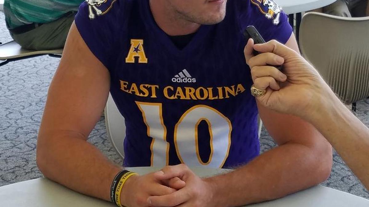 Quarterback Thomas Sirk transferred to East Carolina after missing last season due to injury at Duke.