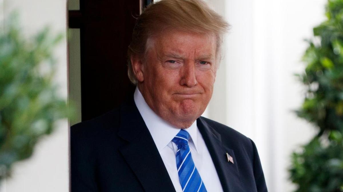 President Donald Trump tweeted about Jemele Hill and ESPN on Tuesday.