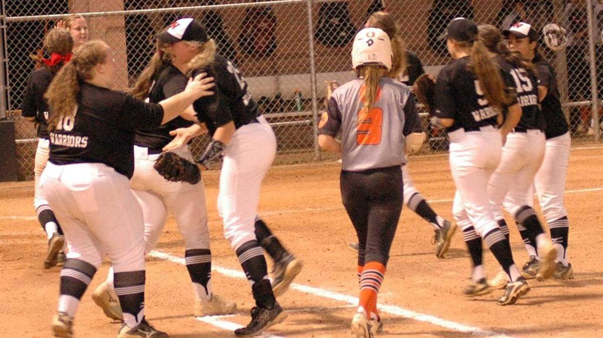 Oxford Webb celebrates is 13-0 win over Orange on Friday, April 28, 2017.