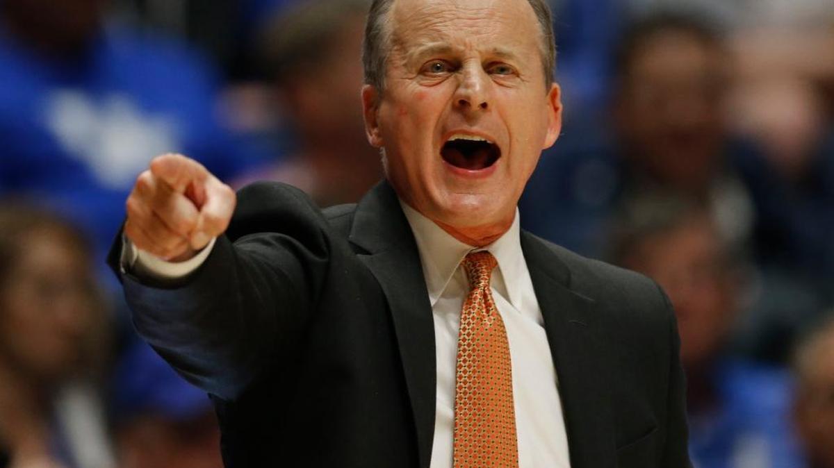 Tennessee head coach Rick Barnes directs his team against LSU during the first half of an NCAA college basketball game in the Southeastern Conference tournament in Nashville, Tenn., earlier this month. Tennessee is the first team since the 2004-05 Iowa squad to have faced every eventual Final Four team during the regular season. (AP Photo/John Bazemore, File)