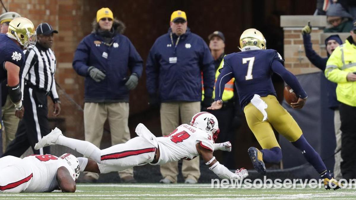Notre Dame ran away from N.C. State last Saturday, but the Wolfpack still has everything to play for in the ACC this Saturday hosting Clemson.